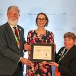 The W.K. Lamb Award presented at the Ontario Library Association,